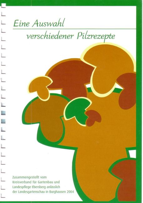 Broschüre Pilzrezepte
